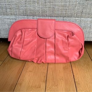 Vintage T Bags Los Angeles Leather Clutch Hand Bag